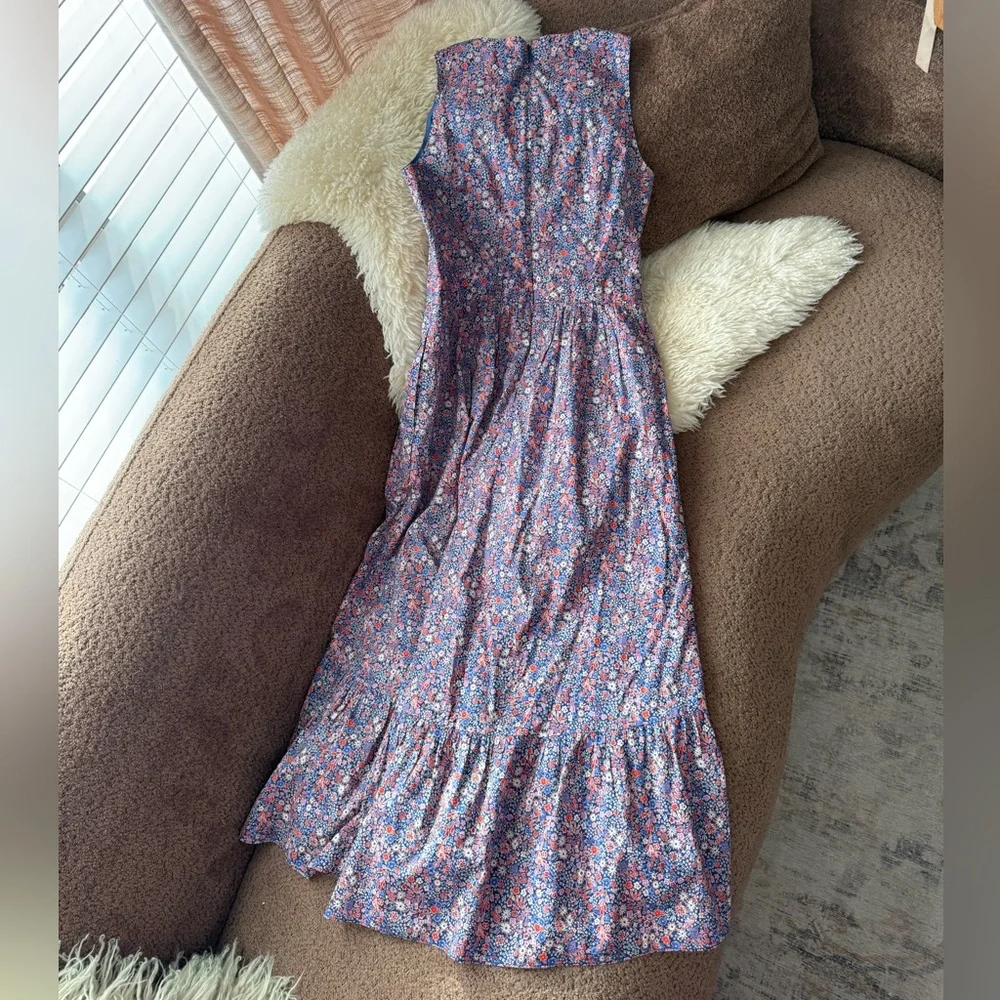 J.Crew Liberty Kayoko Floral Midi Dress